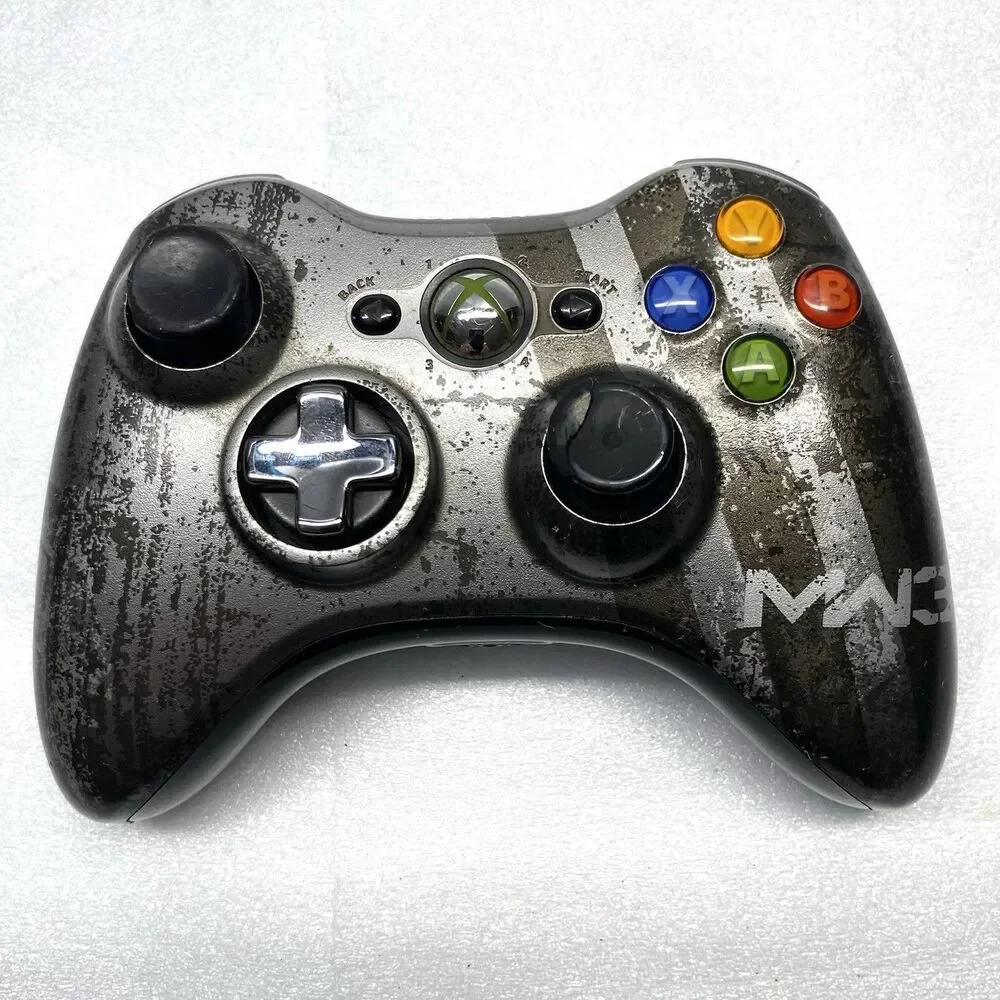 Microsoft Xbox 360 Wireless Controller MW3 Call of Duty Modern Warfare 3 Silver